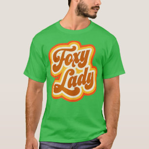 FOXY LADY Vintag Vintage 1970er Jahre Klassik T-Shirt