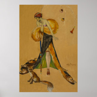 Foxy Lady von Will Pogany Poster