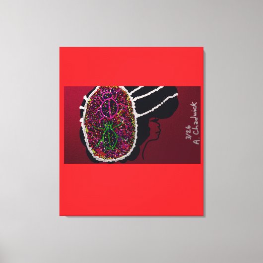 Foxy Ladybug Bride Leinwanddruck (Vorderseite)