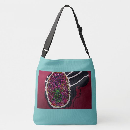 Foxy Ladybug Bride Tragetaschen Mit Langen Trägern (Rückseite)