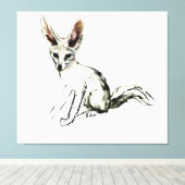 Foxy Leinwanddruck (Insitu (Holzboden))