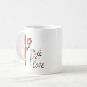 Foxy-Liebe Kaffeetasse (Vorderseite Links)