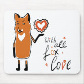 Foxy-Liebe Mousepad (Vorne)