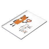 Foxy-Liebe Notizblock (Linke Seite)