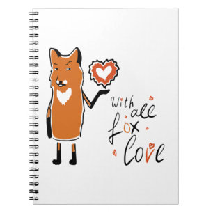 Foxy-Liebe Notizblock
