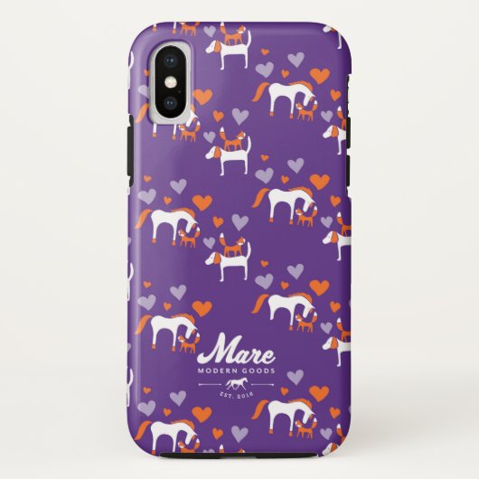 Foxy Liebe-Telefon-Kasten Case-Mate iPhone Hülle (Rückseite)
