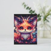 Foxy Little Devil Postkarte (Stehend Vorderseite)