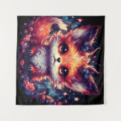 Foxy Little Devil Wandteppich (Vorderseite (Horizontal))