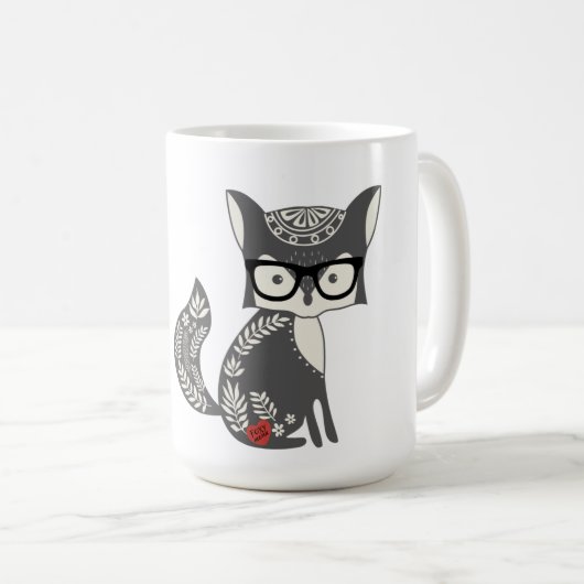 Foxy Mutter Coffee Mug Kaffeetasse (VorderseiteRechts)