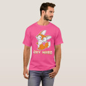 Foxy Nerd Funny Nerdy Fox mit Brille T-Shirt (Vorne ganz)
