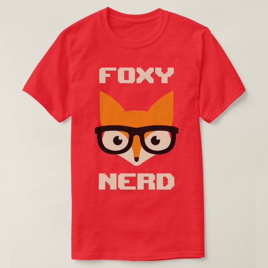 Foxy Nerd T-Shirt (Design vorne)