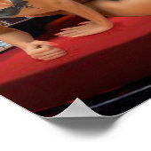 Foxy Penthouse Wrestling Poster (Ecke)