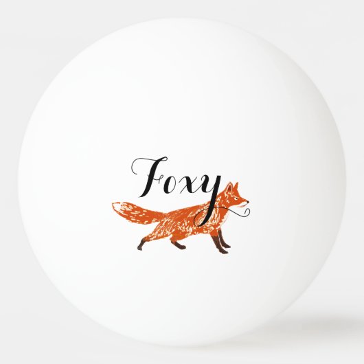 Foxy Ping Pong Tischtennisball (Rückseite)