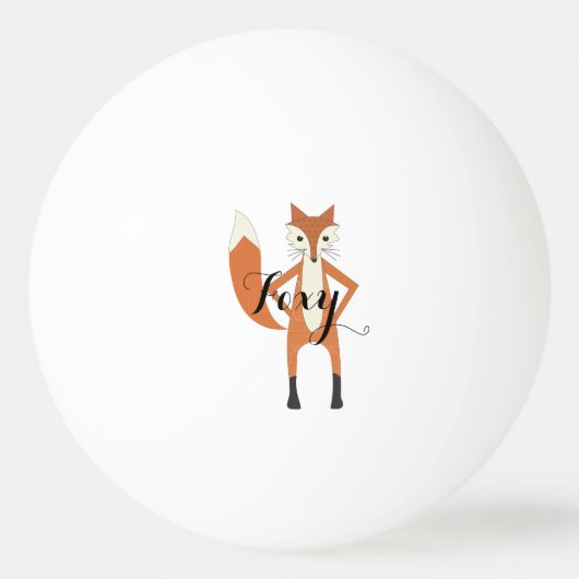 Foxy Ping Pong Tischtennisball (Rückseite)