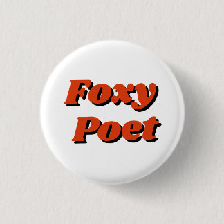 "Foxy Poet"-Button Button