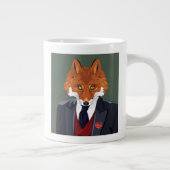 Foxy-Portrait Jumbo-Tasse (Rechts)