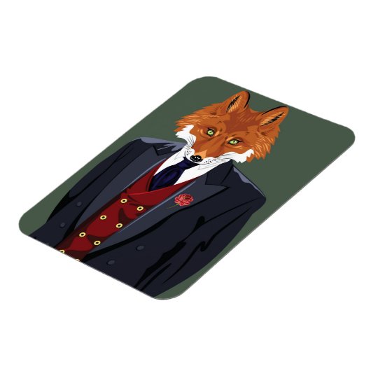 Foxy Portrait Magnet (Linke Seite)
