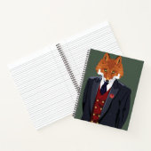 Foxy Portrait Notizblock (Innenseite)