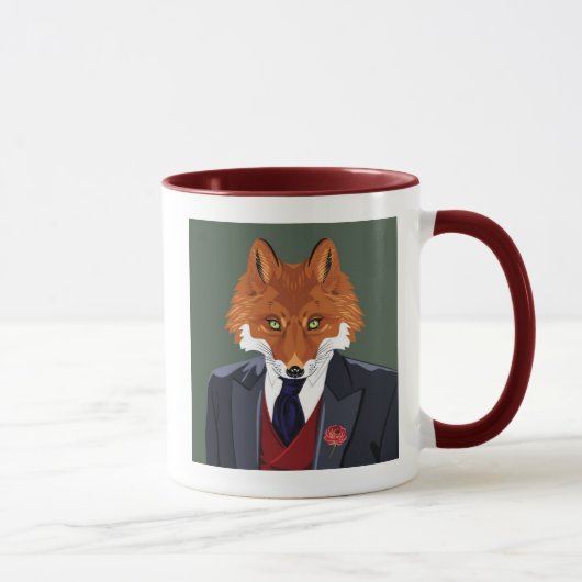 Foxy-Portrait Tasse (Rechts)