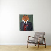 Foxy-Portrait Wandteppich (Beispiel)