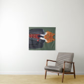 Foxy-Portrait Wandteppich (Beispiel (Horizontal))