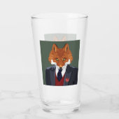 Foxy Porträt Glas (Rückseite)