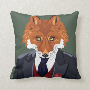 Foxy Porträt Kissen