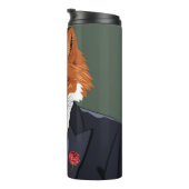 Foxy Porträt Thermosbecher (Nach rechts gedreht)