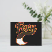 Foxy Postkarte (Stehend Vorderseite)