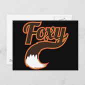 Foxy Postkarte (Vorne/Hinten)