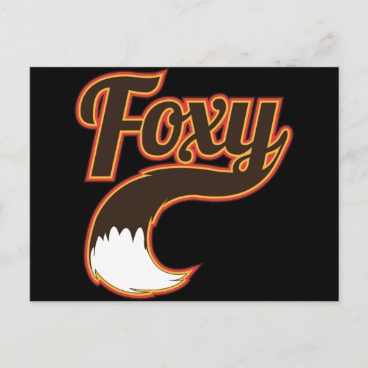 Foxy Postkarte (Vorderseite)