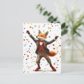 Foxy Postkarte (Stehend Vorderseite)