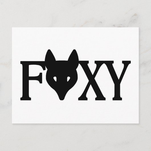 Foxy Postkarte (Vorderseite)