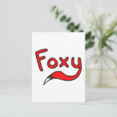 Foxy Postkarte (Stehend Vorderseite)