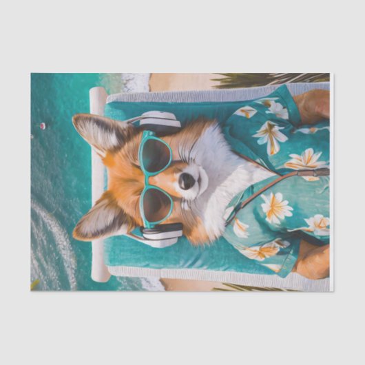 Foxy Rascal, zu Cool für die Schule Seidenpapier (Vorderseite)