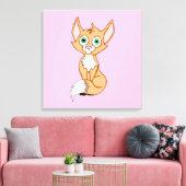 Foxy Roxy 24 x 24 Leinwanddruck (Insitu (Wohnzimmer))