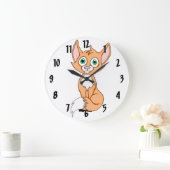 Foxy Roxy Große Wanduhr (Zuhause)