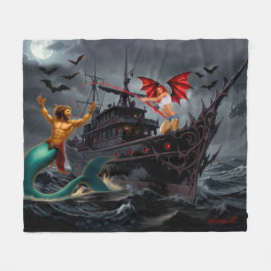 Foxy Roxy Vampir-Rebellin-Hochsee Fleecedecke