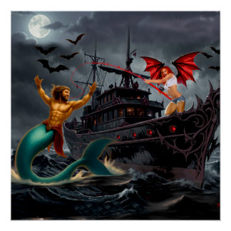 Foxy Roxy Vampir-Rebellin-Hochsee Poster