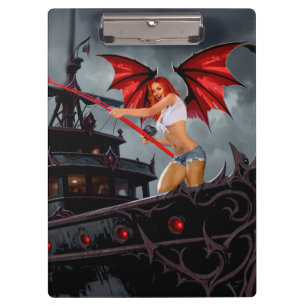 Foxy Roxy Vampir-Rebellin Klemmbrett