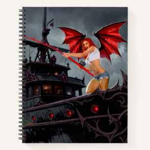 Foxy Roxy Vampir-Rebellin Notizblock