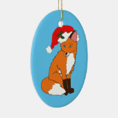 Foxy Sankt Keramik Ornament (Rechts)