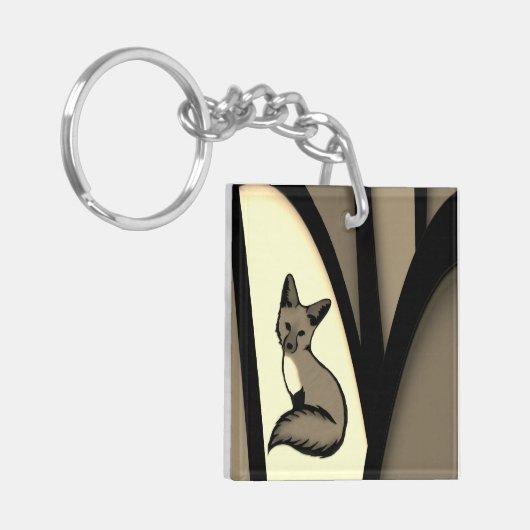 Foxy sein schlüsselanhänger (Vorderseite links)