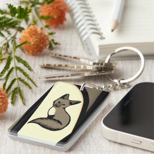 Foxy sein schlüsselanhänger (Vorderseite rechts)