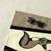 Foxy sein strandtuch (Beispiel)