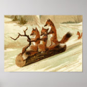 Foxy Sleigh Ride Poster (Vorne)