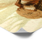 Foxy Sleigh Ride Poster (Ecke)