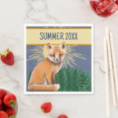 Foxy Summer Paper Napkin Serviette (Beispiel)
