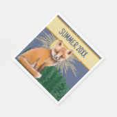 Foxy Summer Paper Napkin Serviette (Ecke)
