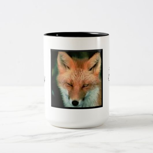 Foxy-Tasse Zweifarbige Tasse (Mittel)
